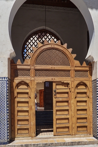 Mosquée Quaraouyne   (Porte d'entrée de la bibliothèque)  |   30  /  38    |